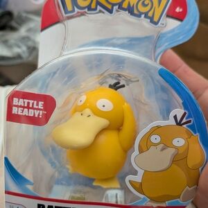 Pokemon Psyduck Battle Figure - Vibrant Yellow